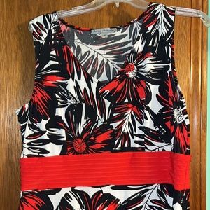 Black and White floral dress